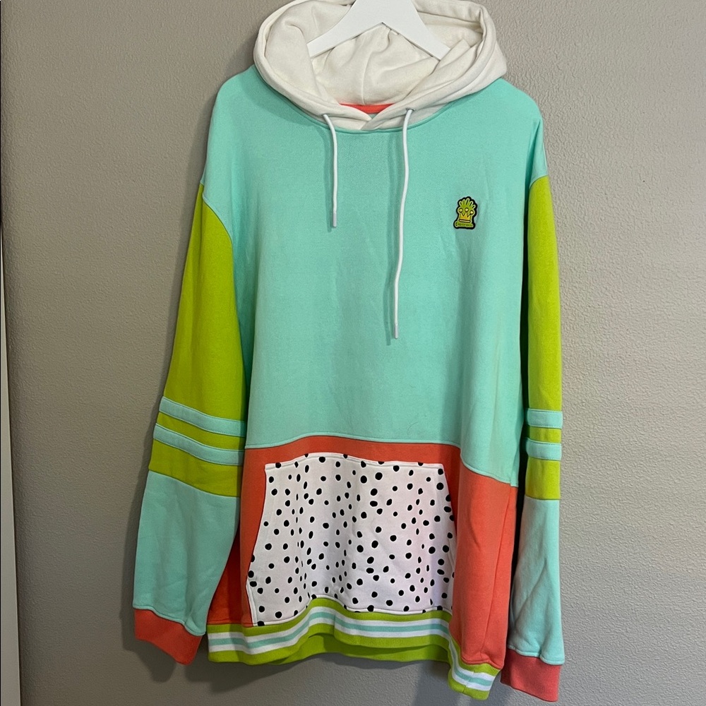NWT Reason Men’s Multicolor Sudadera Chill Spot Verde Hoodie